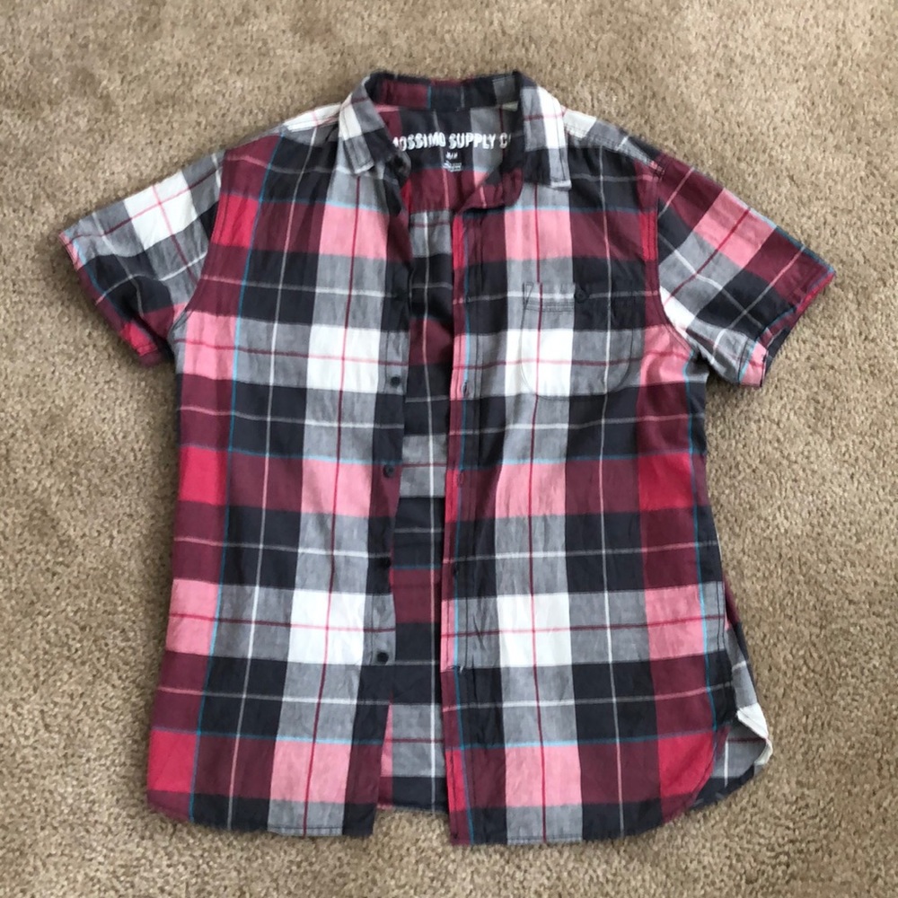 MOSSIMO Supply Co. Short Sleeve Button Down Shirt